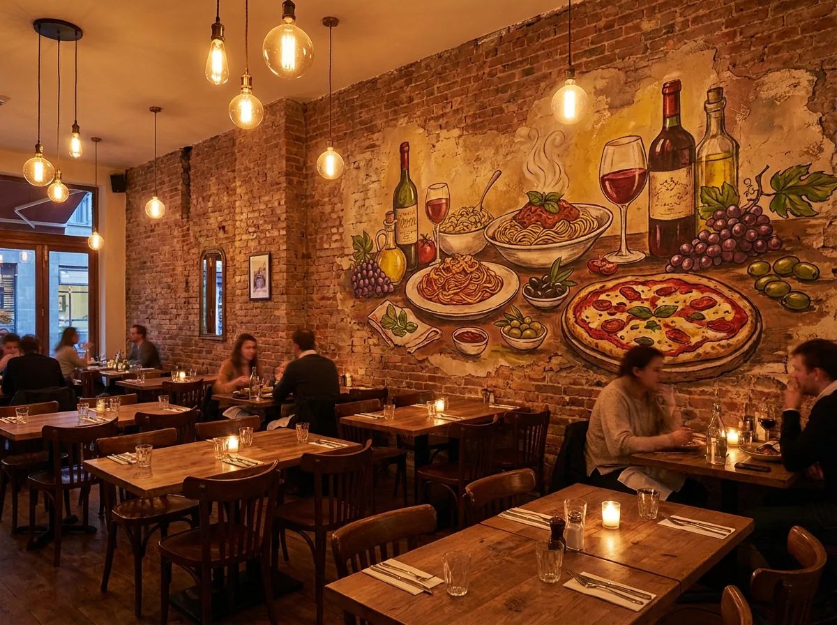 Restaurants wall print